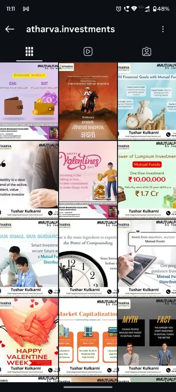 Atharva Investments Instagram feed managed by Social Vishwa